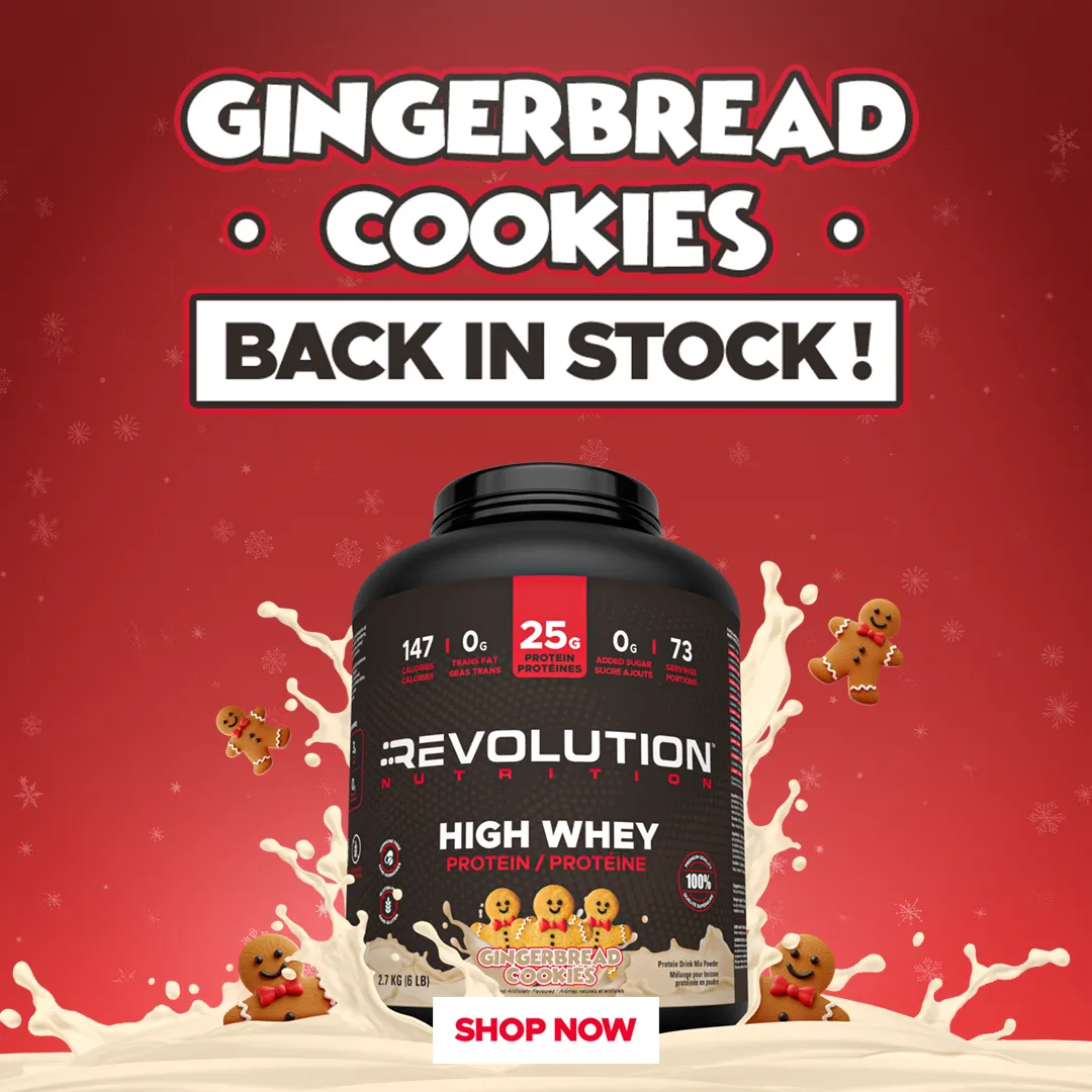 High Whey 6lb Gingerbread cookies is back in stock shop now