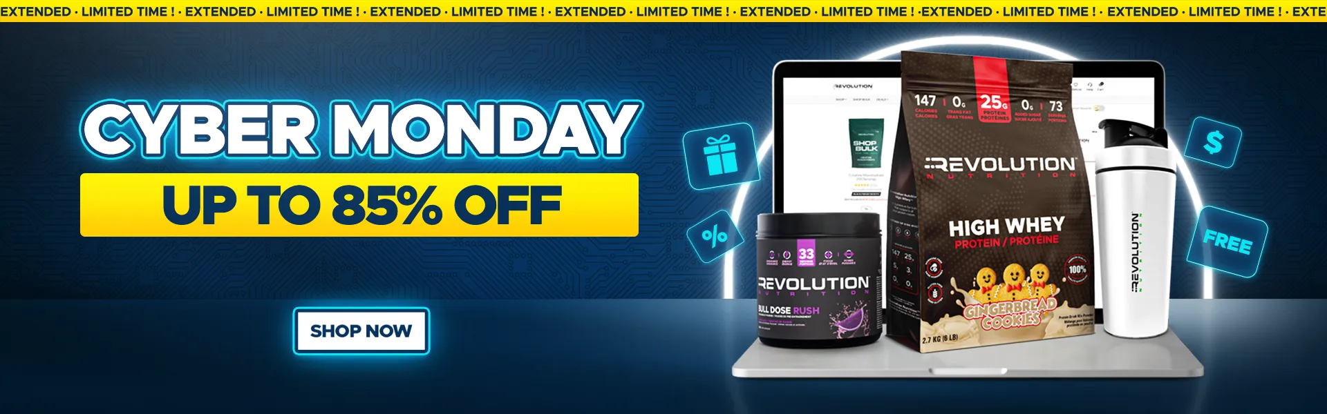 CYBER MONDAY - Up to 85% off - Shop now