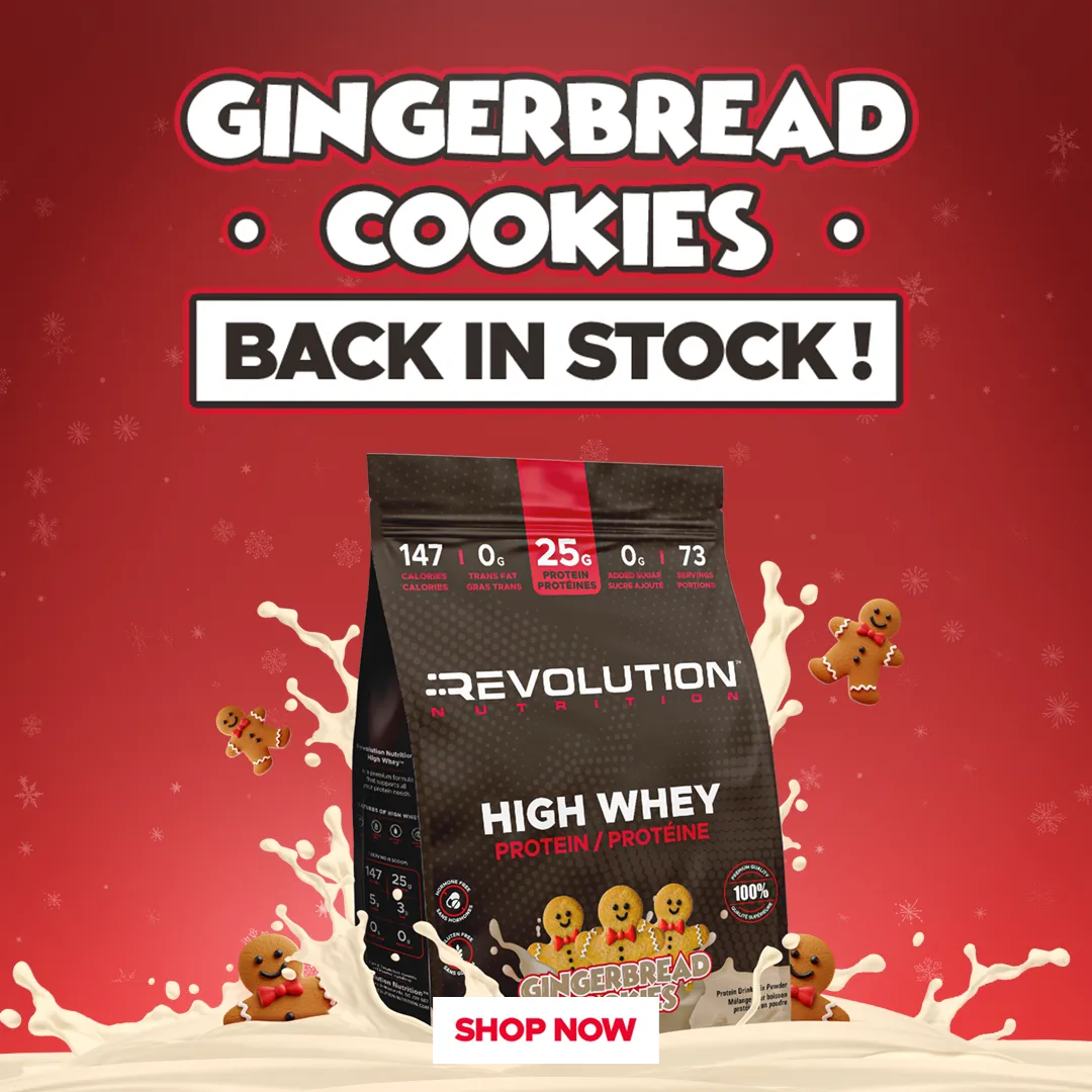 High Whey 6lb Gingerbread cookies is back in stock shop now
