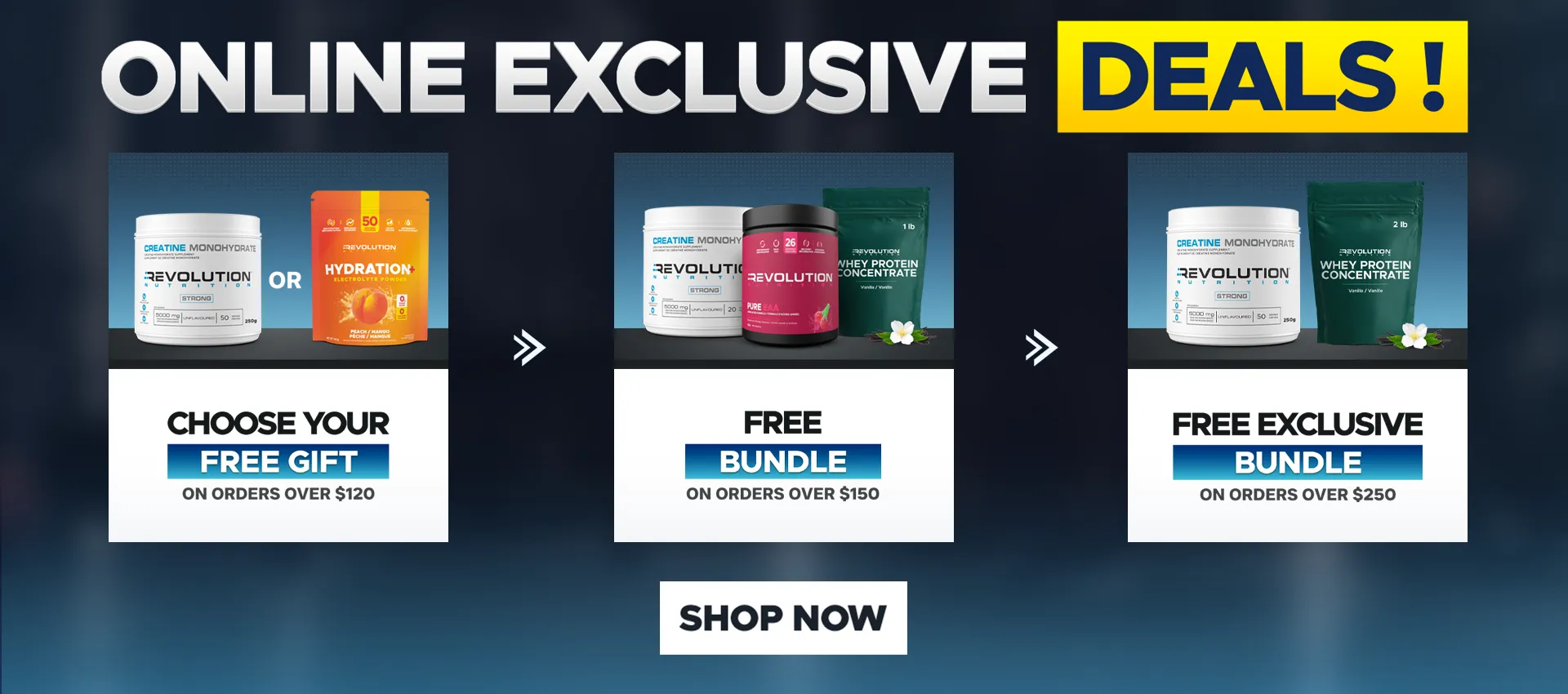 CYBER MONDAY - choose your gift across multiple tier