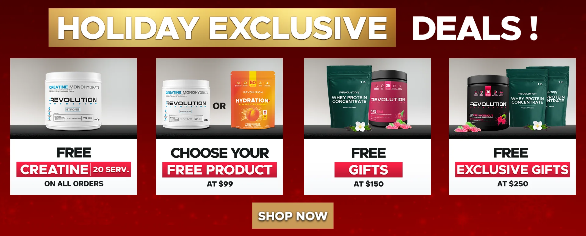 CYBER MONDAY - choose your gift across multiple tier