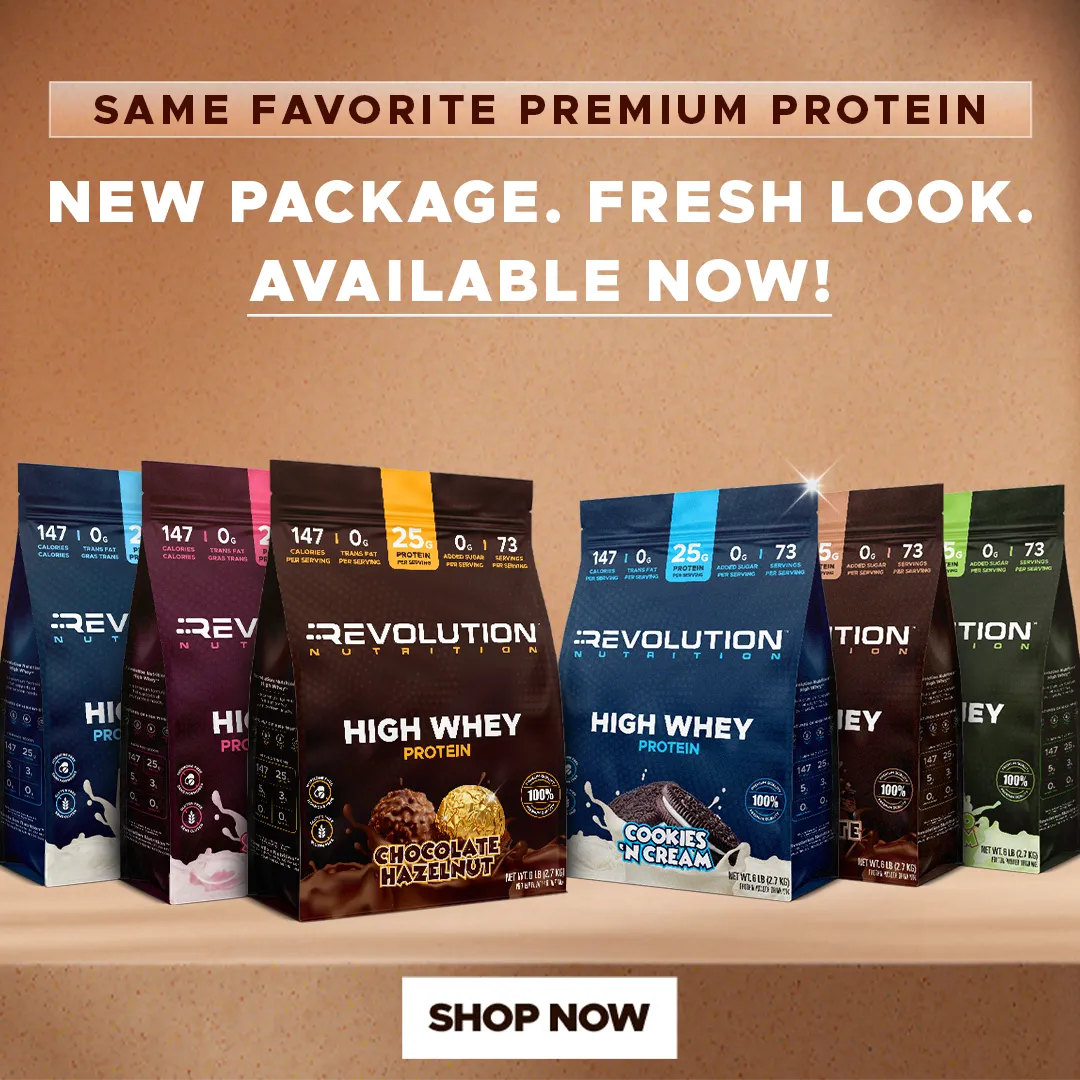 New High Whey format 6lb bags