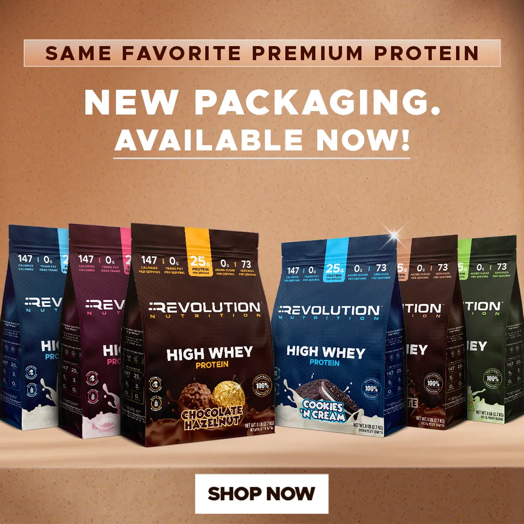 New High Whey format 6lb bags