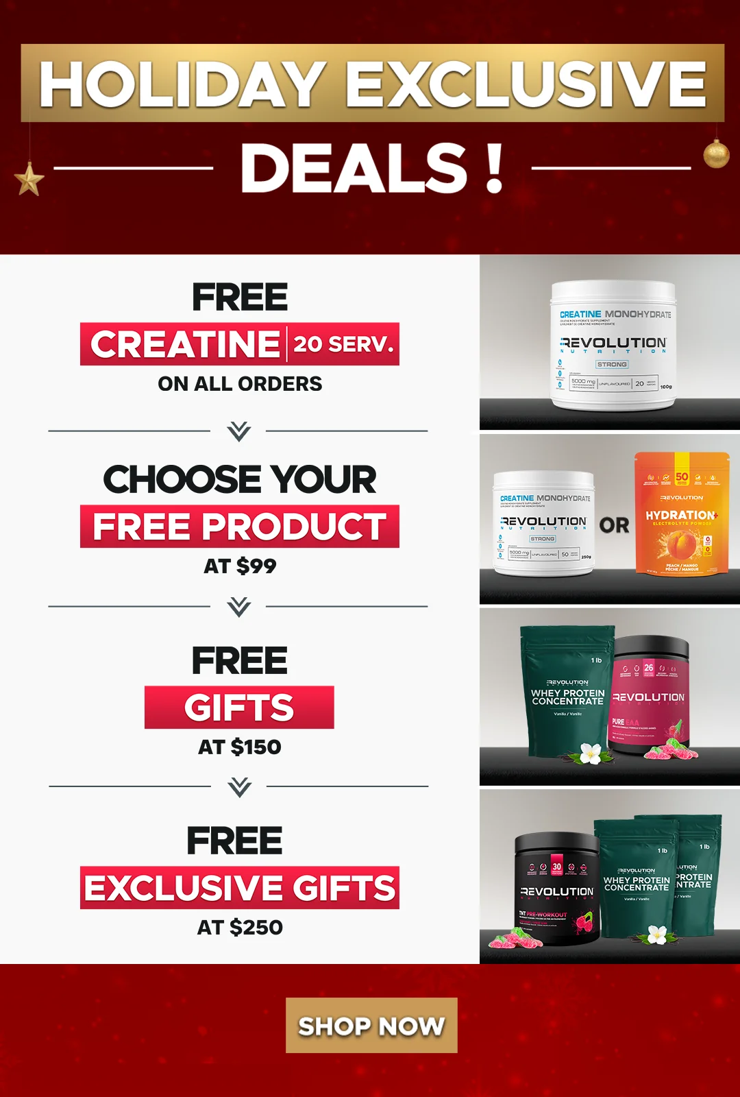 CYBER MONDAY - choose your gift across multiple tier