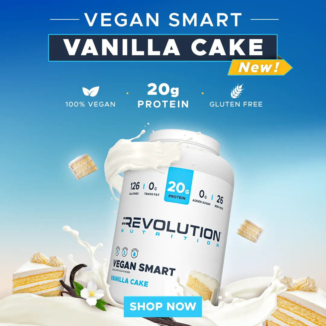 New Vegan smart flavor, Vanilla cake, try it now