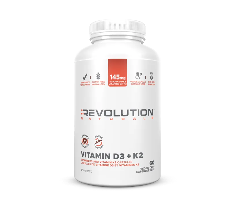 Vitamin D3 and K2