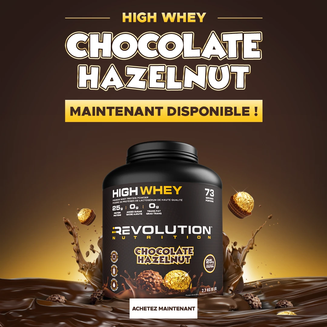 New High Whey Flavor,Chocolate Hazelnut