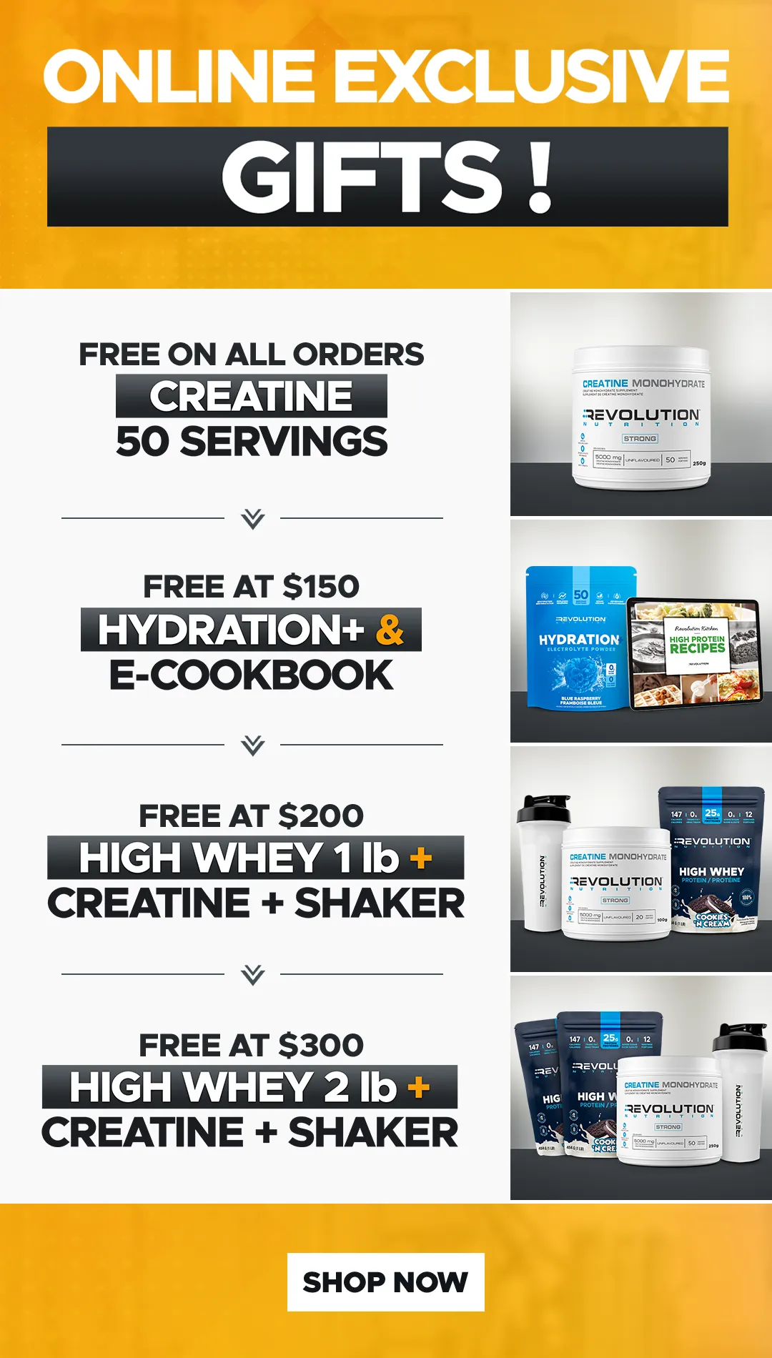 get free gift on tier from all orders up to 300$ with cyber monday