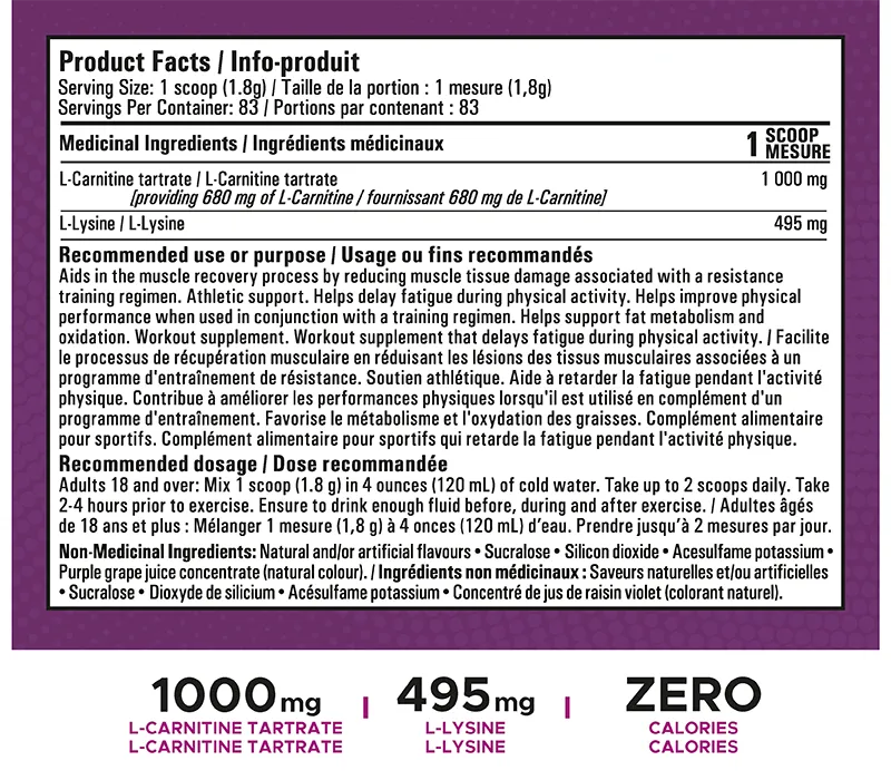 l carnitine calories Shop CLA + Carnitine for Weight Loss main image 0