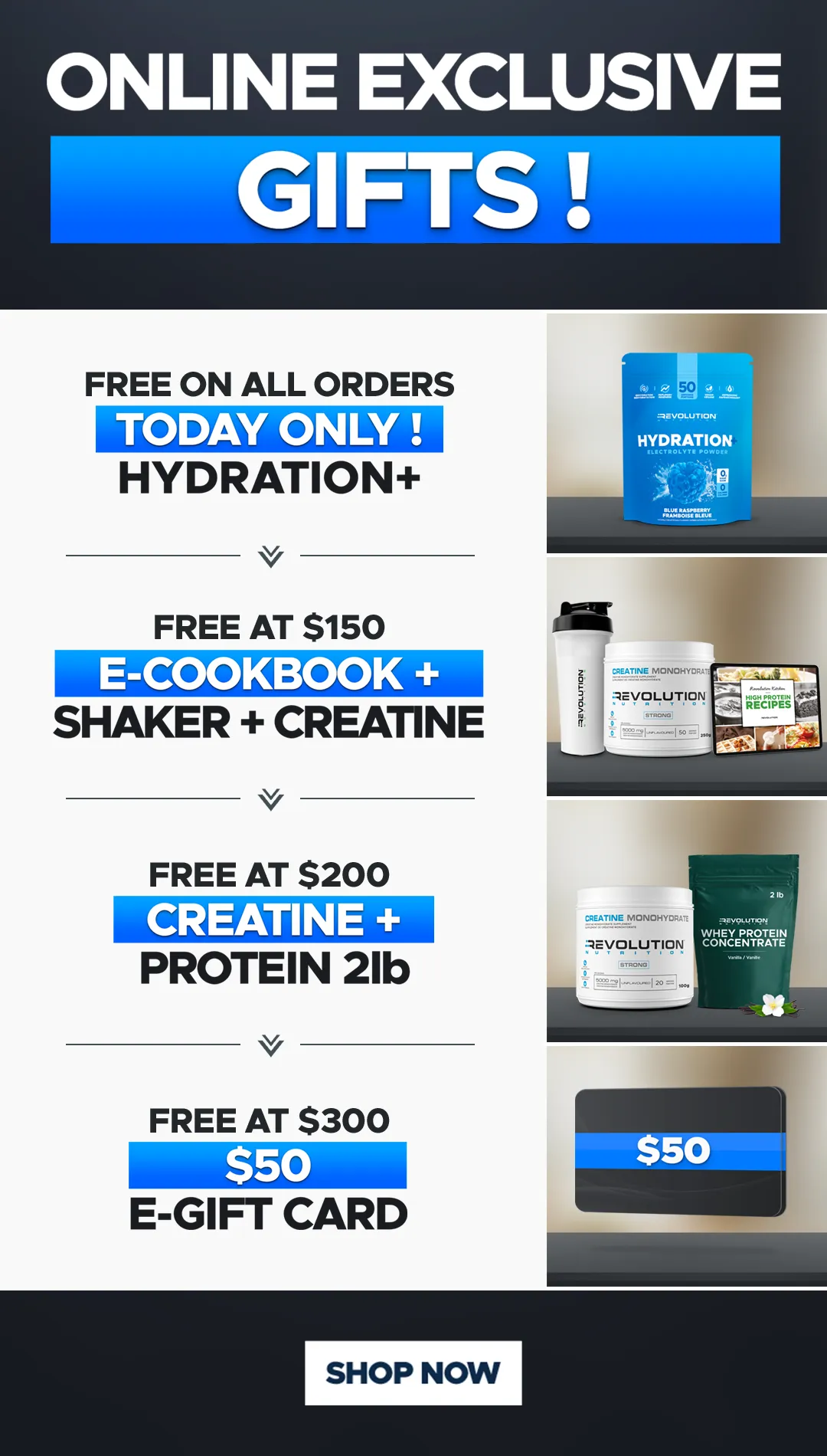 get free gift on tier from all orders up to 300$ with cyber monday