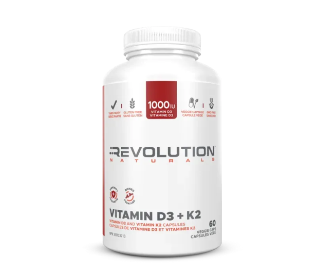Vitamin D3 and K2