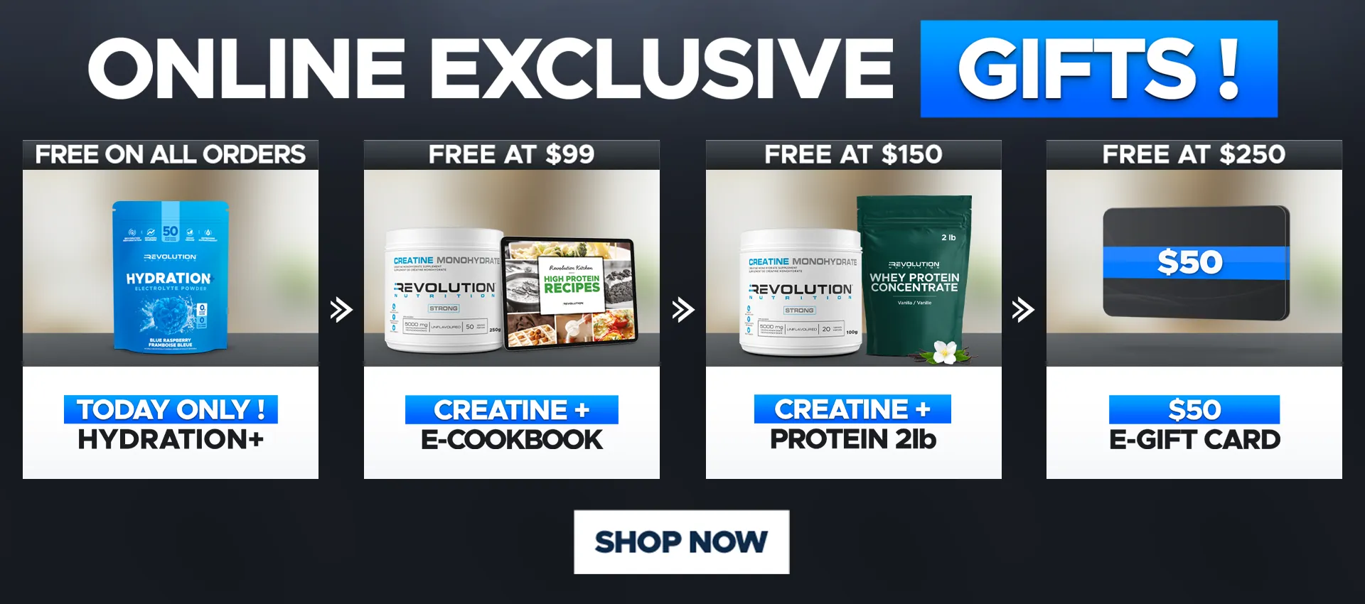 CYBER MONDAY - choose your gift across multiple tier