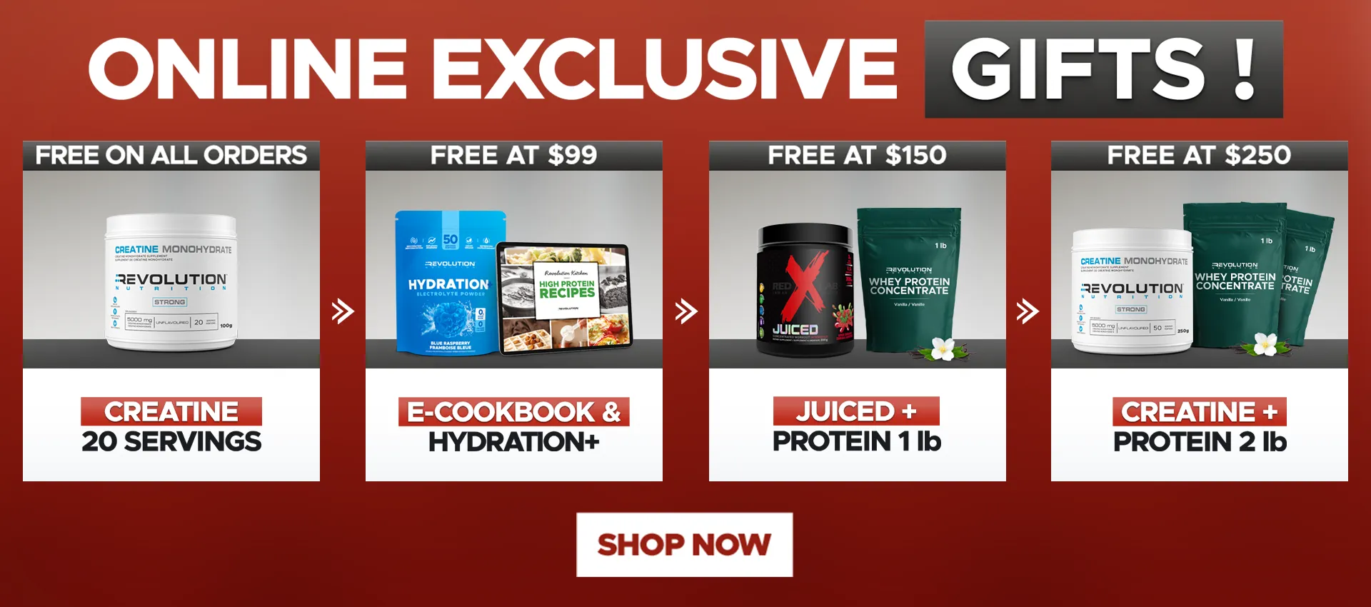 CYBER MONDAY - choose your gift across multiple tier