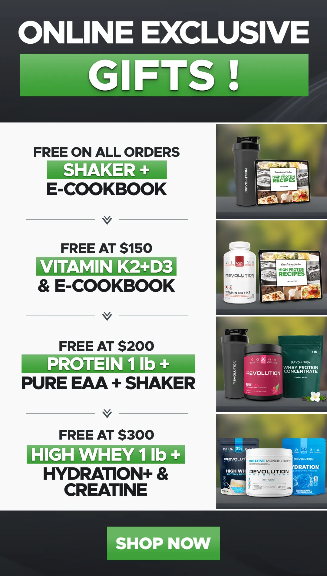 get free gift on tier from all orders up to 300$ with cyber monday