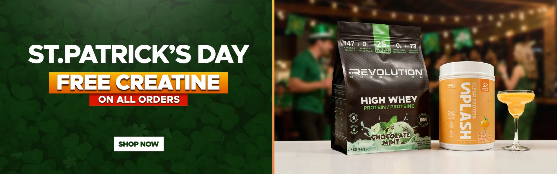 New ST Patricks day sale banner