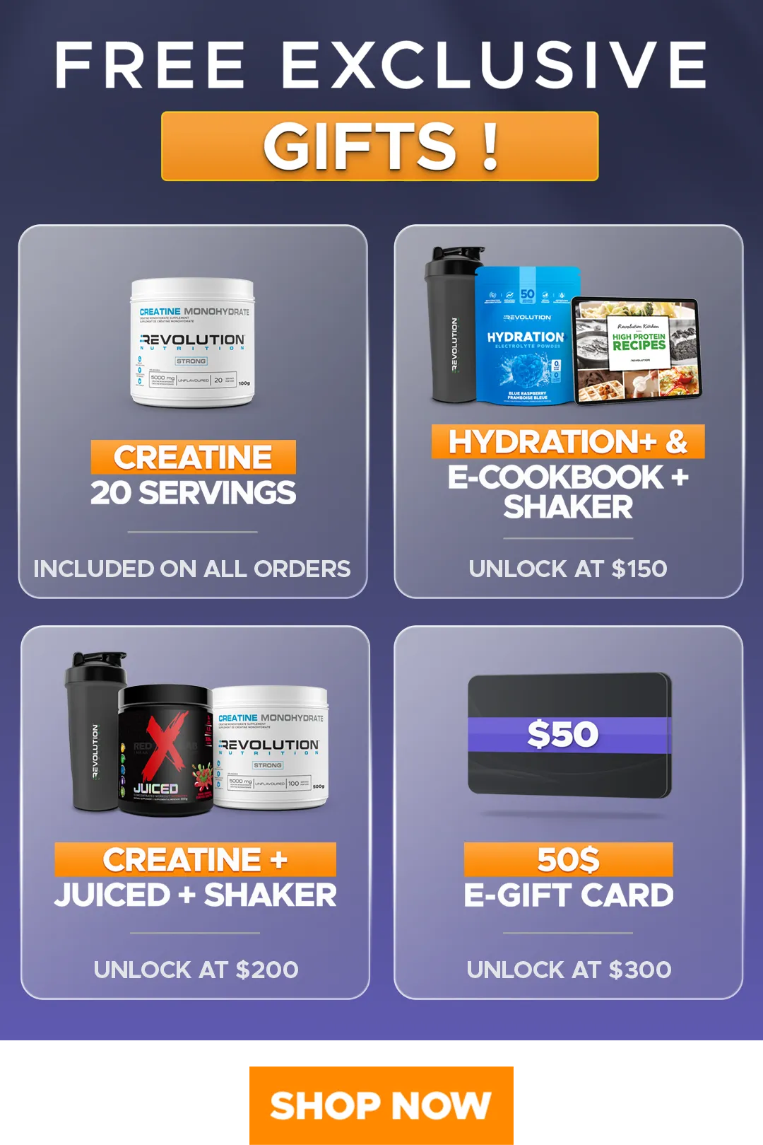 get free gift on tier from all orders up to 300$ with cyber monday