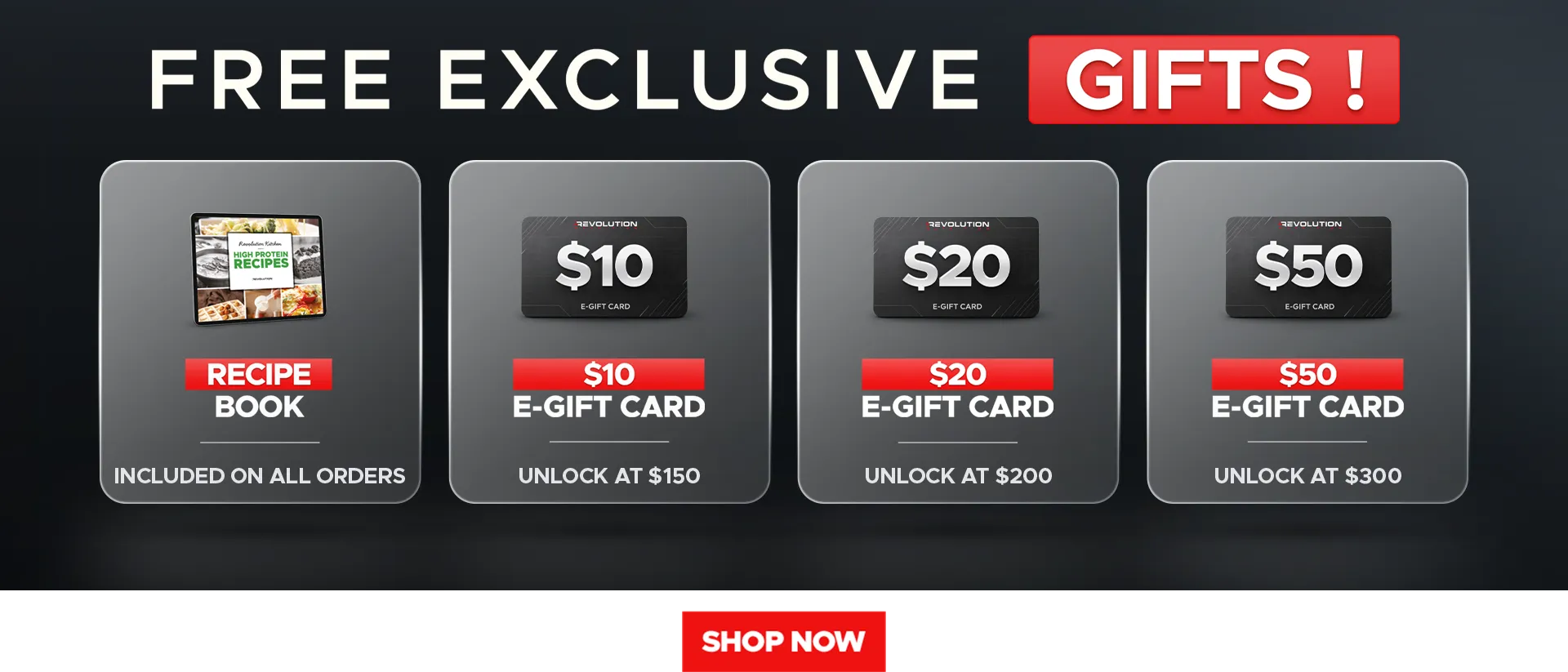 CYBER MONDAY - choose your gift across multiple tier