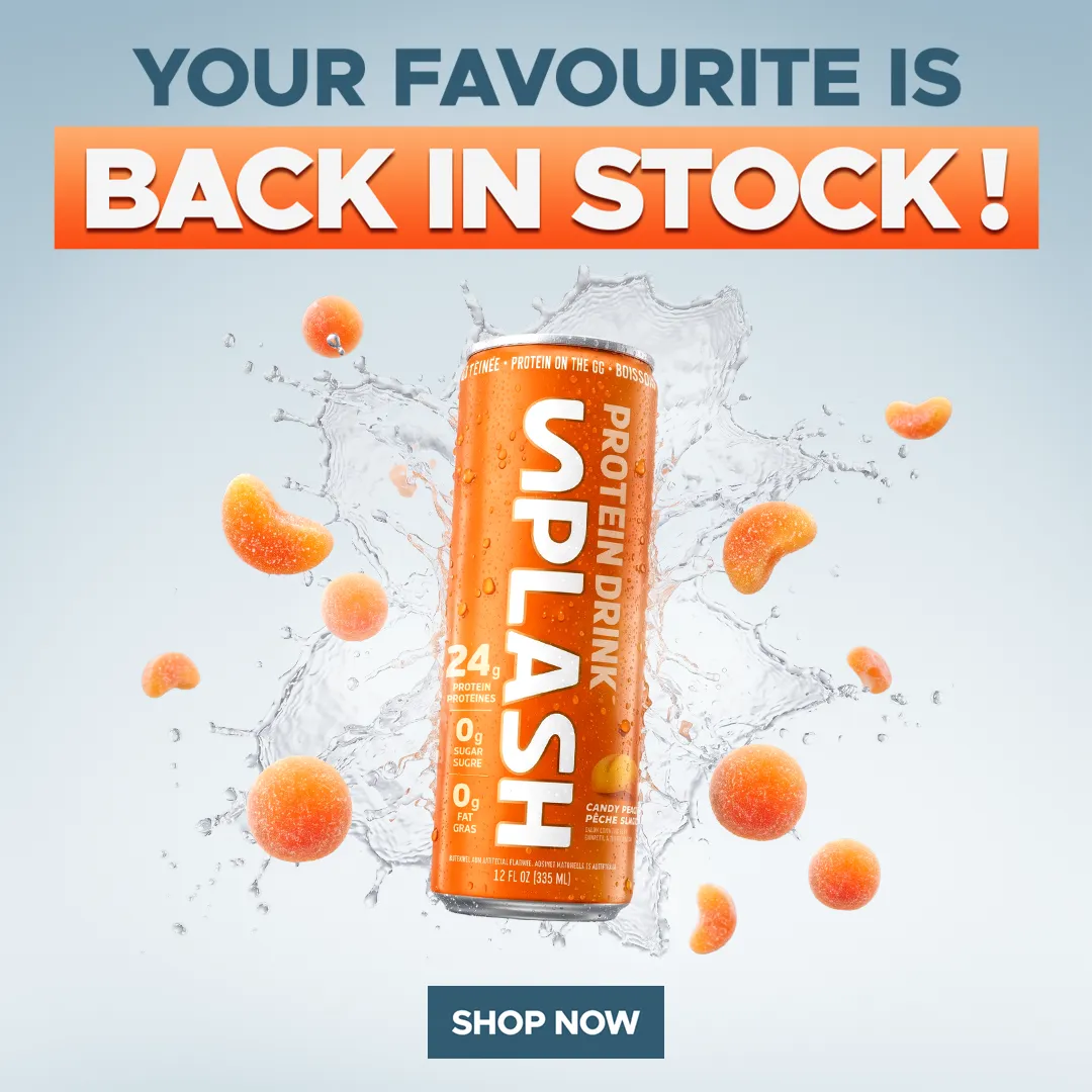 Splash protein drink is back, shop now