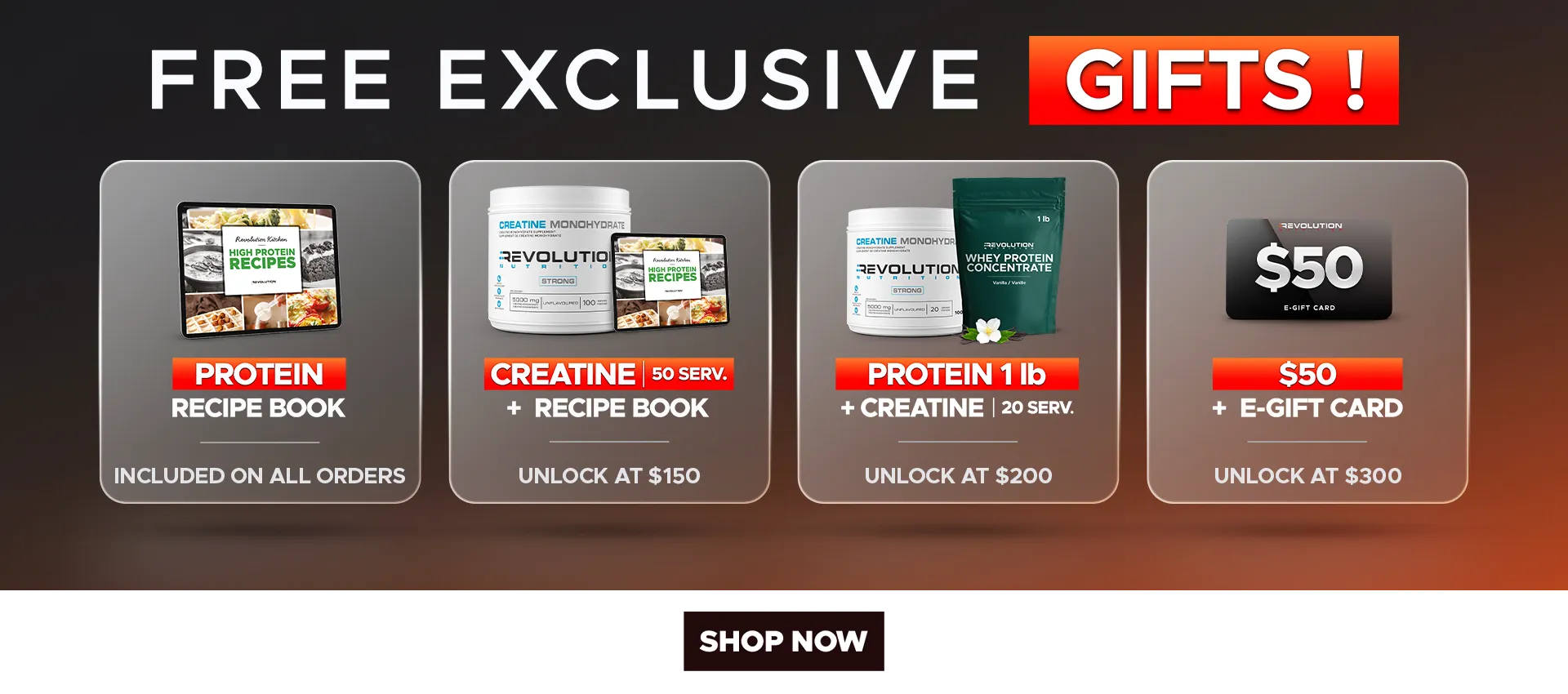 CYBER MONDAY - choose your gift across multiple tier