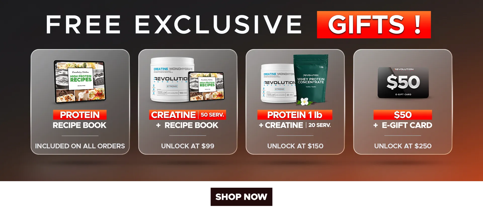 CYBER MONDAY - choose your gift across multiple tier