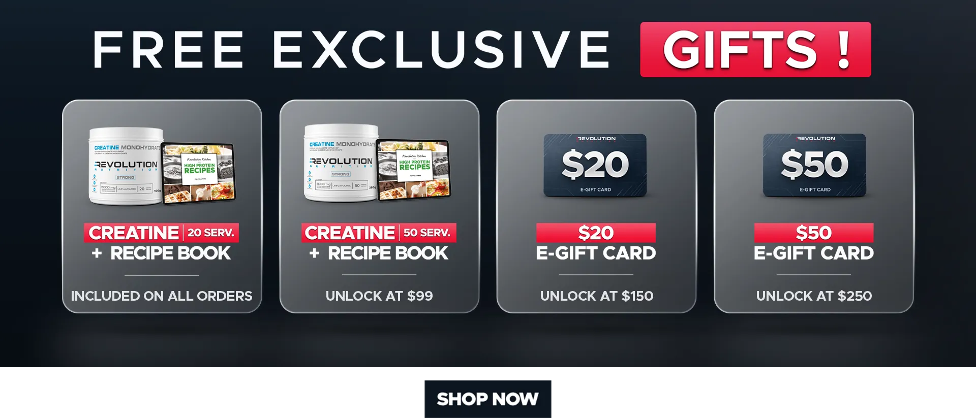 CYBER MONDAY - choose your gift across multiple tier