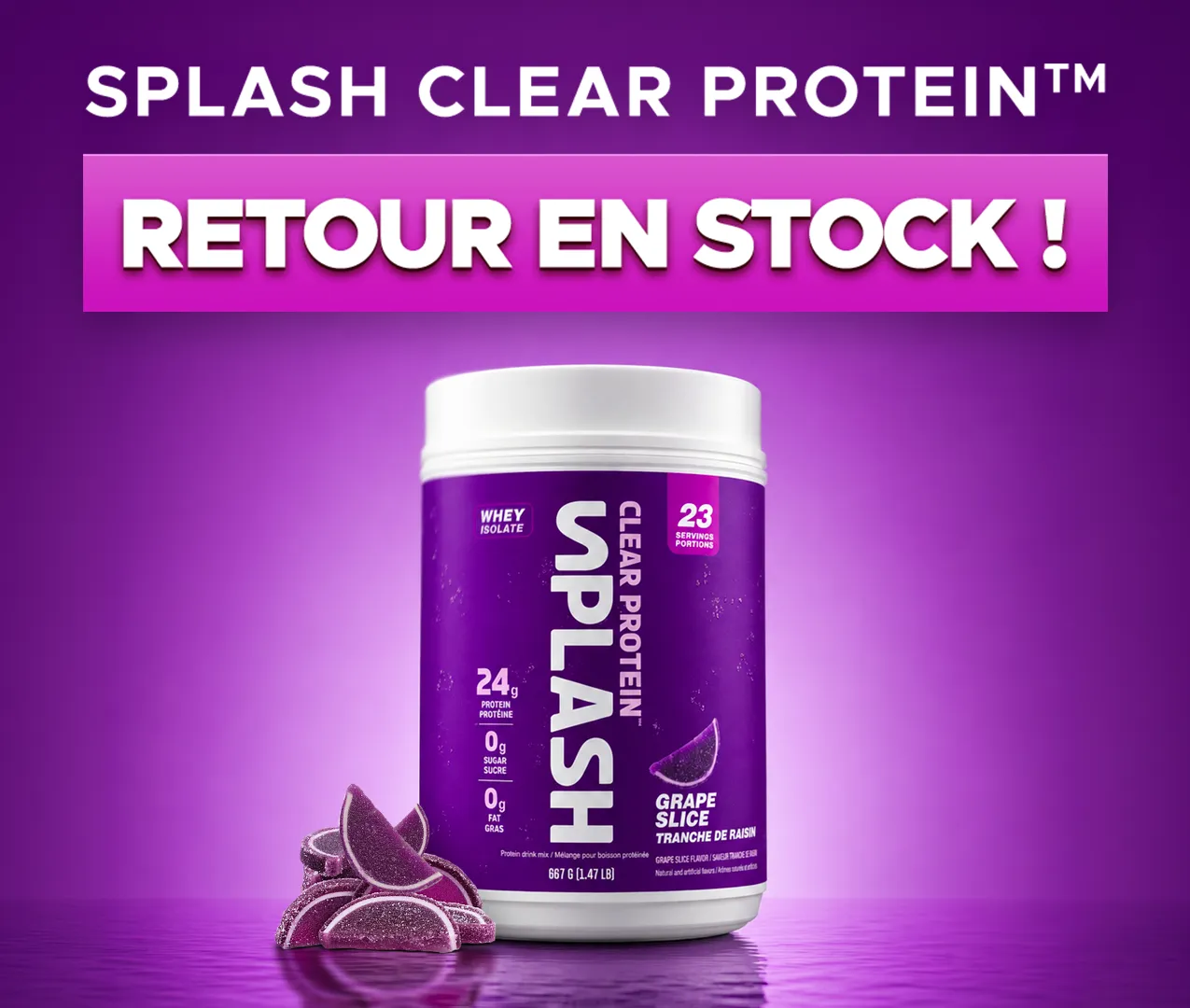 splash clear protein